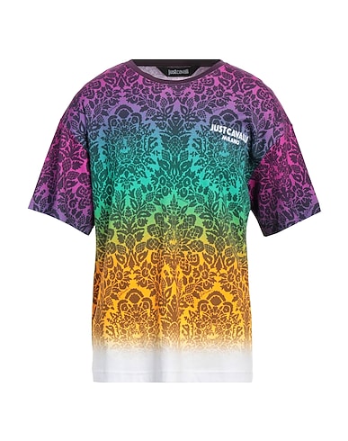 JUST CAVALLI T-shirt Plum 100% Cotton