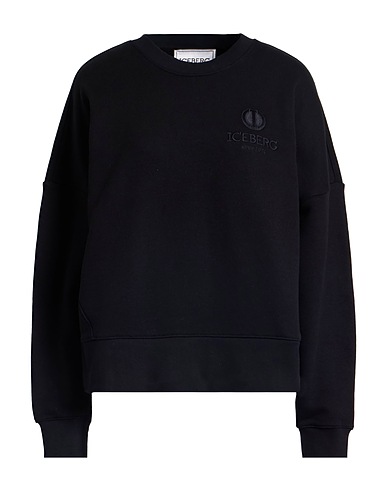 ICEBERG Sweatshirt Black 100% Cotton, Polyester