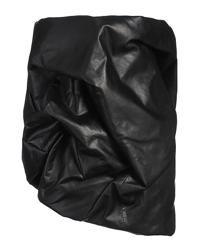 RICK OWENS Top Black 100% Calfskin