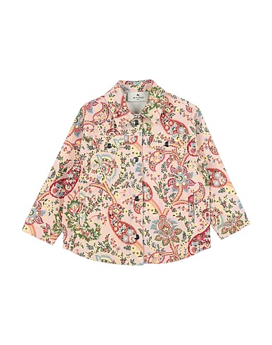 ETRO Camicia di jeans Rosa 97% Cotone, 3% Elastan