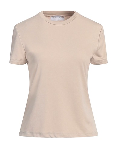 GAëLLE Paris Basic T-Shirt Beige 68% Modal, 32% Polyester