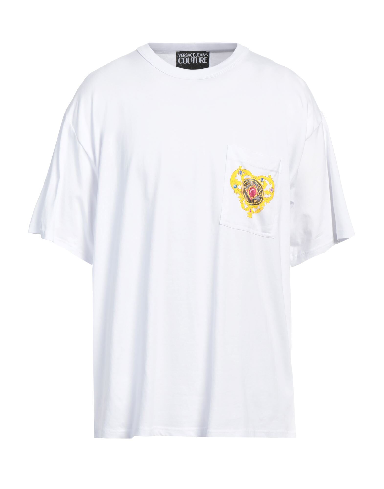 Tシャツ・カットソー AERONAUTICA MILITARE Men T Shirts 251TS2426J680 73100 White AERONAUTICA MILITARE | White Men's Basic T-shirt | YOOX
