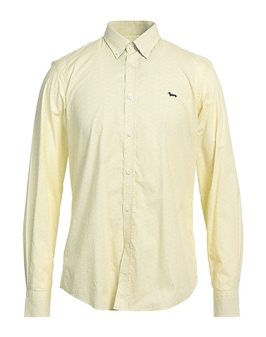 HARMONT & BLAINE Camicia fantasia Verde lime 100% Cotone