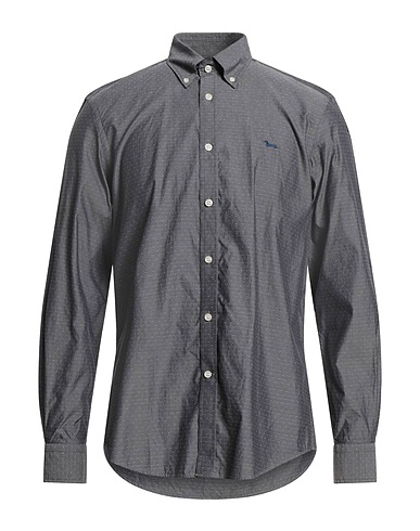 HARMONT & BLAINE Patterned shirt Grey 100% Cotton