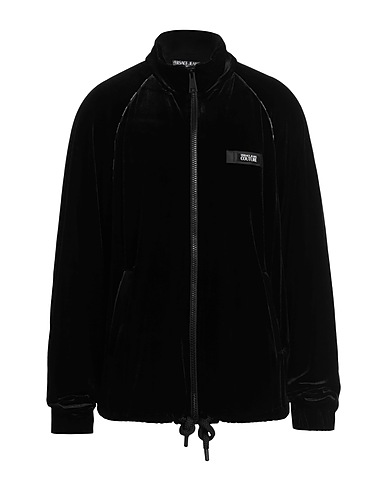 VERSACE JEANS COUTURE Sweatshirt Black 75% Viscose, 23% Polyamide, 2% Elastane