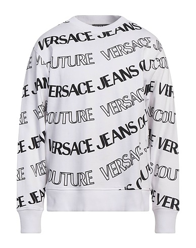 VERSACE JEANS COUTURE TOPWEAR White 100% Cotton, Elastane
