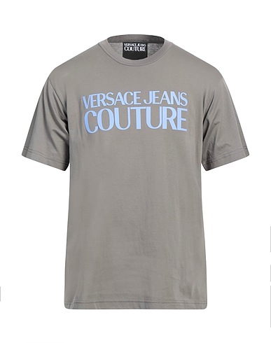 VERSACE JEANS COUTURE T-shirt Grey 100% Cotton