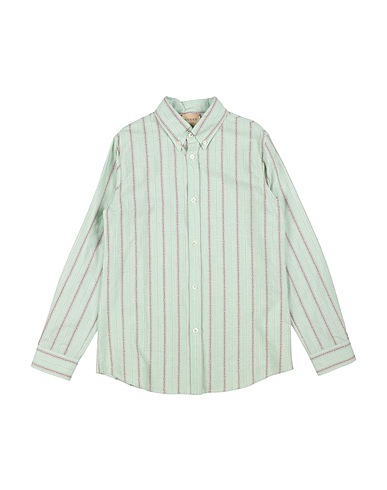 GUCCI Patterned shirt Light green 100% Cotton