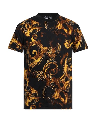 VERSACE JEANS COUTURE T-shirt Black 100% Cotton