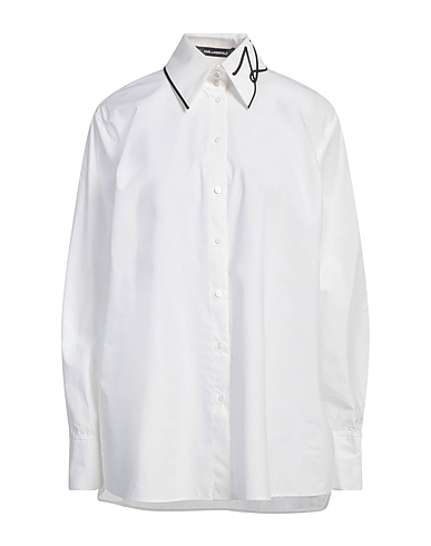 KARL LAGERFELD Shirts White 100% Cotton