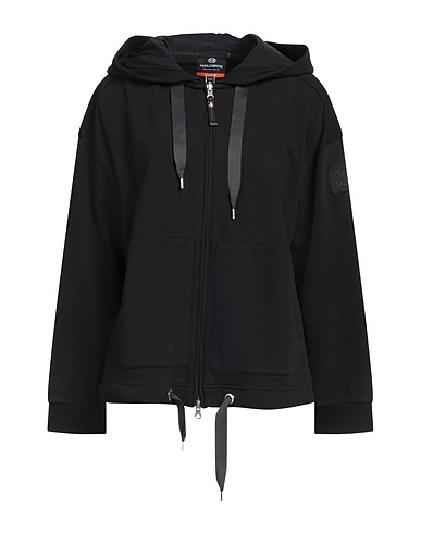 PARAJUMPERS Hooded track jacket 75% Cotton, 25% Viscose