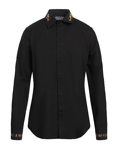 VERSACE JEANS COUTURE Shirts Black 100% Cotton