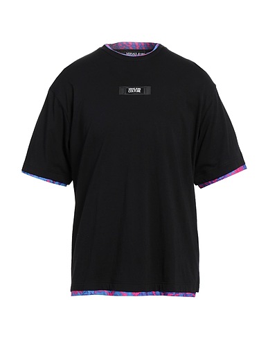 VERSACE JEANS COUTURE T-shirt Black 100% Cotton