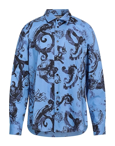 VERSACE JEANS COUTURE Hemd mit Muster 100% Baumwolle
