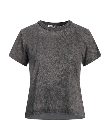 ALEXANDER WANG T-shirt Charcoal 88% Cotton, 12% Hemp, Elastane