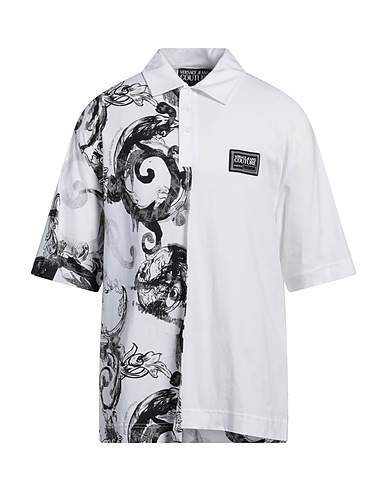 VERSACE JEANS COUTURE Polo shirt White 100% Cotton