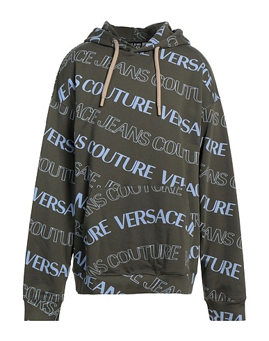 VERSACE JEANS COUTURE Sweat-shirt à capuche 100% Coton