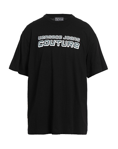 VERSACE JEANS COUTURE T-shirt Black 100% Cotton