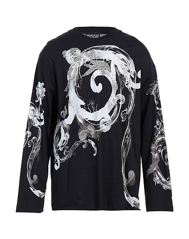 VERSACE JEANS COUTURE T-shirt Noir 100% Coton