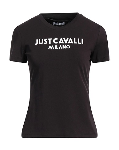 JUST CAVALLI T-shirt Nero 95% Cotone, 5% Elastan