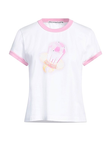 ALEXANDER WANG T-Shirt Weiß 100% Baumwolle, Elastan