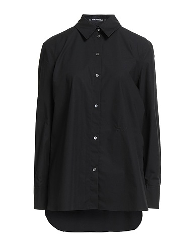 KARL LAGERFELD Camicie e bluse tinta unita Nero 100% Cotone organico