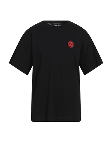 JUST CAVALLI Basic T-shirt Black 100% Cotton