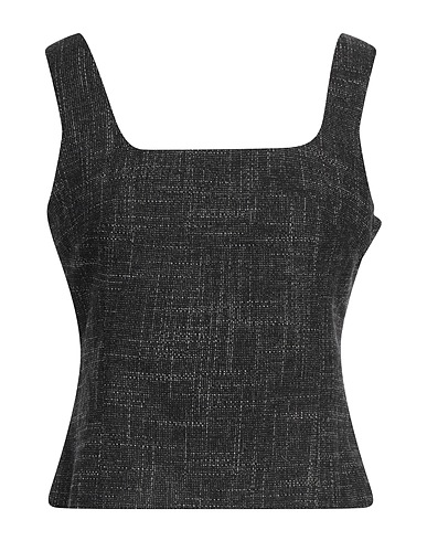 REMAIN BIRGER CHRISTENSEN Top NERO 34% Polyamide, 33% Viscose, 32% Wool, 1% Elastane