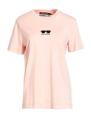KARL LAGERFELD T-shirt Rose 100% Coton biologique
