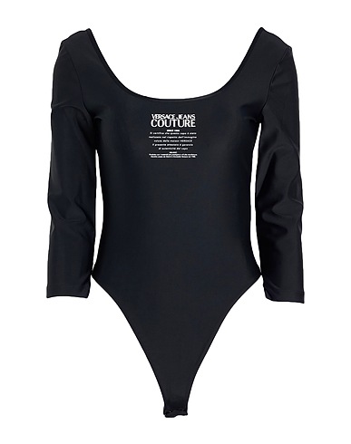 VERSACE JEANS COUTURE TOPWEAR Black 78% Polyamide, 22% Elastane