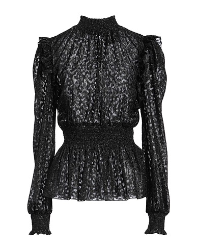 JUST CAVALLI Top Black 100% Polyester