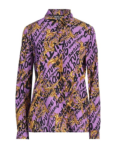 VERSACE JEANS COUTURE Camicie  e bluse fantasia Malva 100% Viscosa