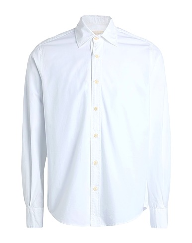 ORIGINAL VINTAGE STYLE Solid colour shirt White 100% Cotton