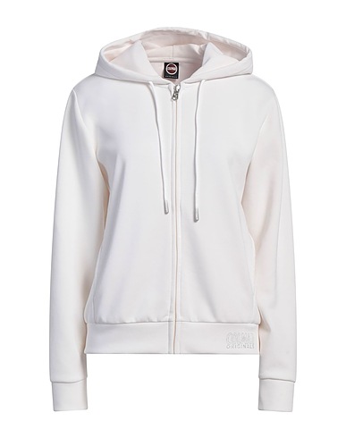 COLMAR Hooded sweatshirt White 50% Modal, 44% Polyester, 6% Elastane