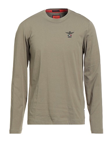 AERONAUTICA MILITARE Basic T-Shirt Military green 100% Cotton