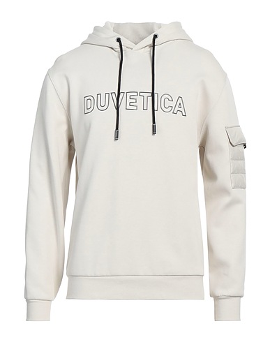 DUVETICA Hooded sweatshirt Light grey 68% Cotton, 32% Polyester