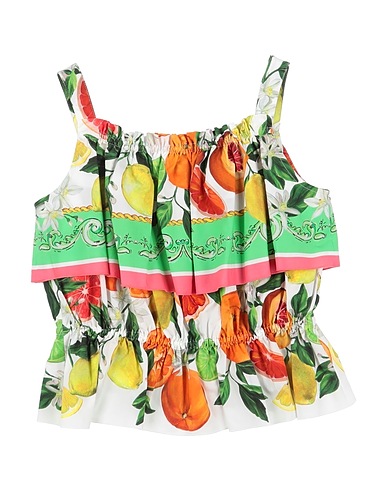 DOLCE&GABBANA Top Verde 100% Cotone