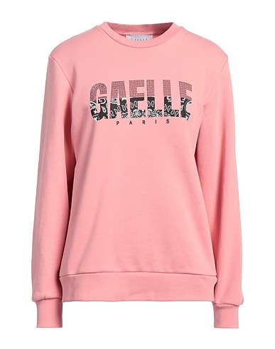 GAëLLE Paris Sweatshirt Pink 90% Cotton, 10% Polyester, Elastane