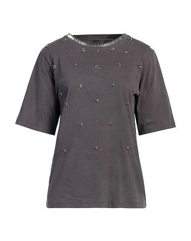 PINKO T-shirt Piombo 100% Cotone, Elastan, Vetro, Zinco