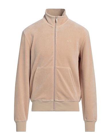 SUN 68 Sweatshirt Beige 65% Cotton, 30% Polyester, 5% Elastane