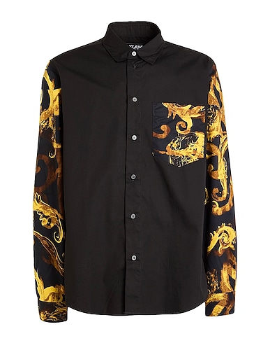 VERSACE JEANS COUTURE 柄入りシャツ コットン 100%