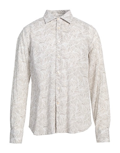SEVENTY VENEZIA Patterned shirt SERGIO TEGON Light grey 100% Cotton