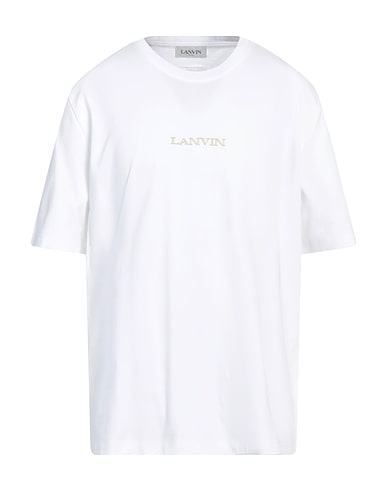 LANVIN T-Shirt BIANCO 100% Baumwolle, Polyester