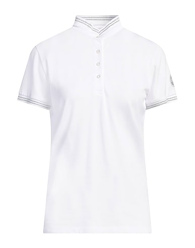 COLMAR Polo shirt White 96% Cotton, 4% Elastane