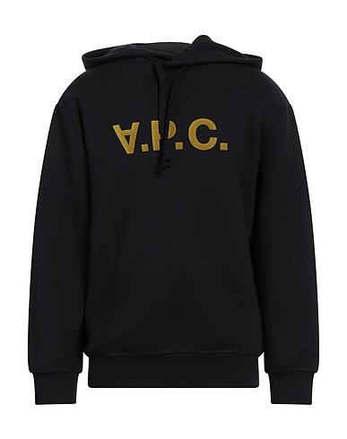 A.P.C. Felpa Nero 99% Cotone organico, 1% Elastan