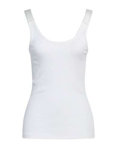 HELMUT LANG Vest White 95% Modal, 5% Elastane