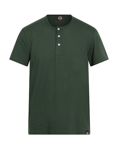 COLMAR T-shirt Dark green 100% Cotton