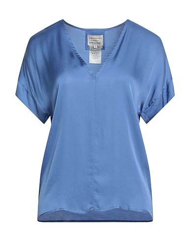 ALESSIA SANTI Top Taubenblau 100% Viskose