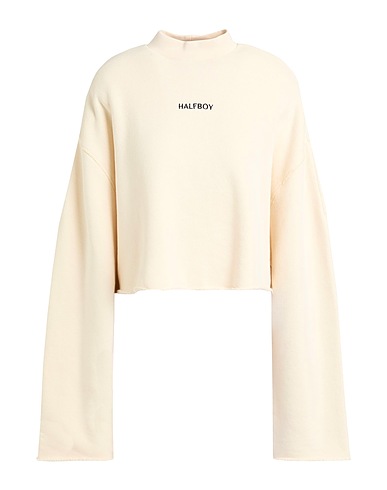 HALFBOY Sweatshirt Ivory 100% Cotton