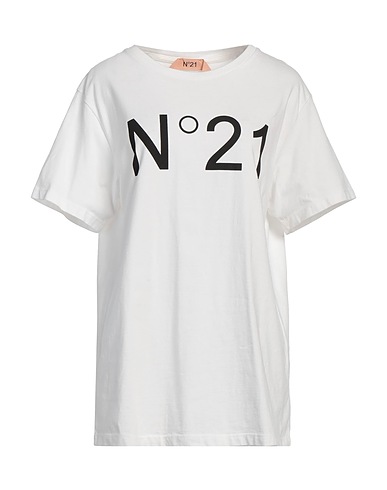 N°21 T-shirt Bianco 100% Cotone
